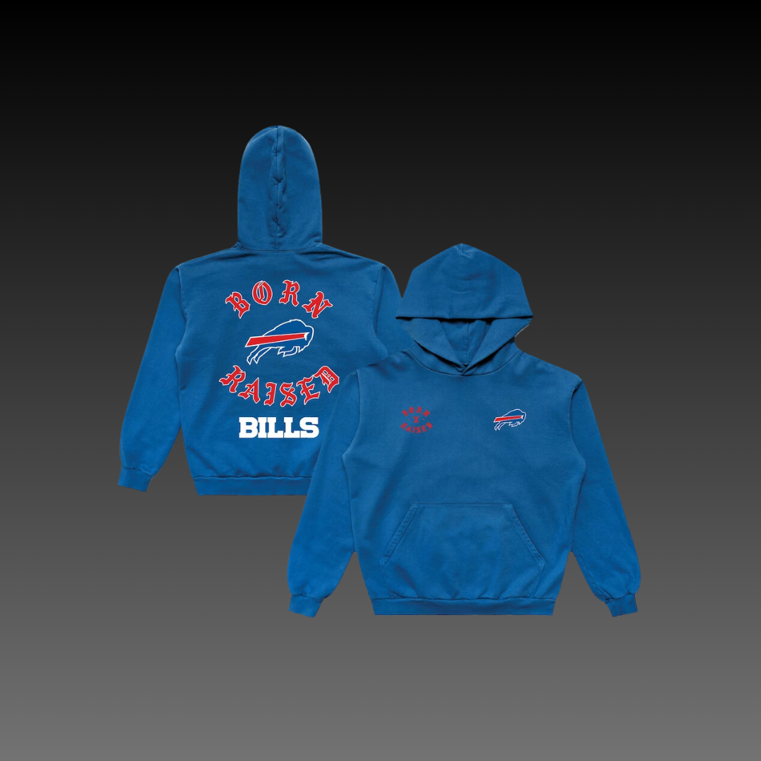 Born x Raised Buffalo Bills Blue Hoodie