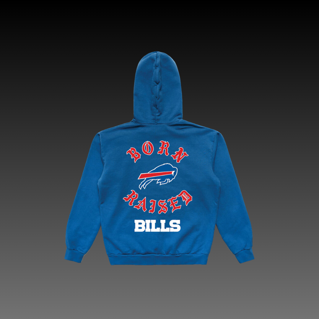 Born x Raised Buffalo Bills Blue Hoodie