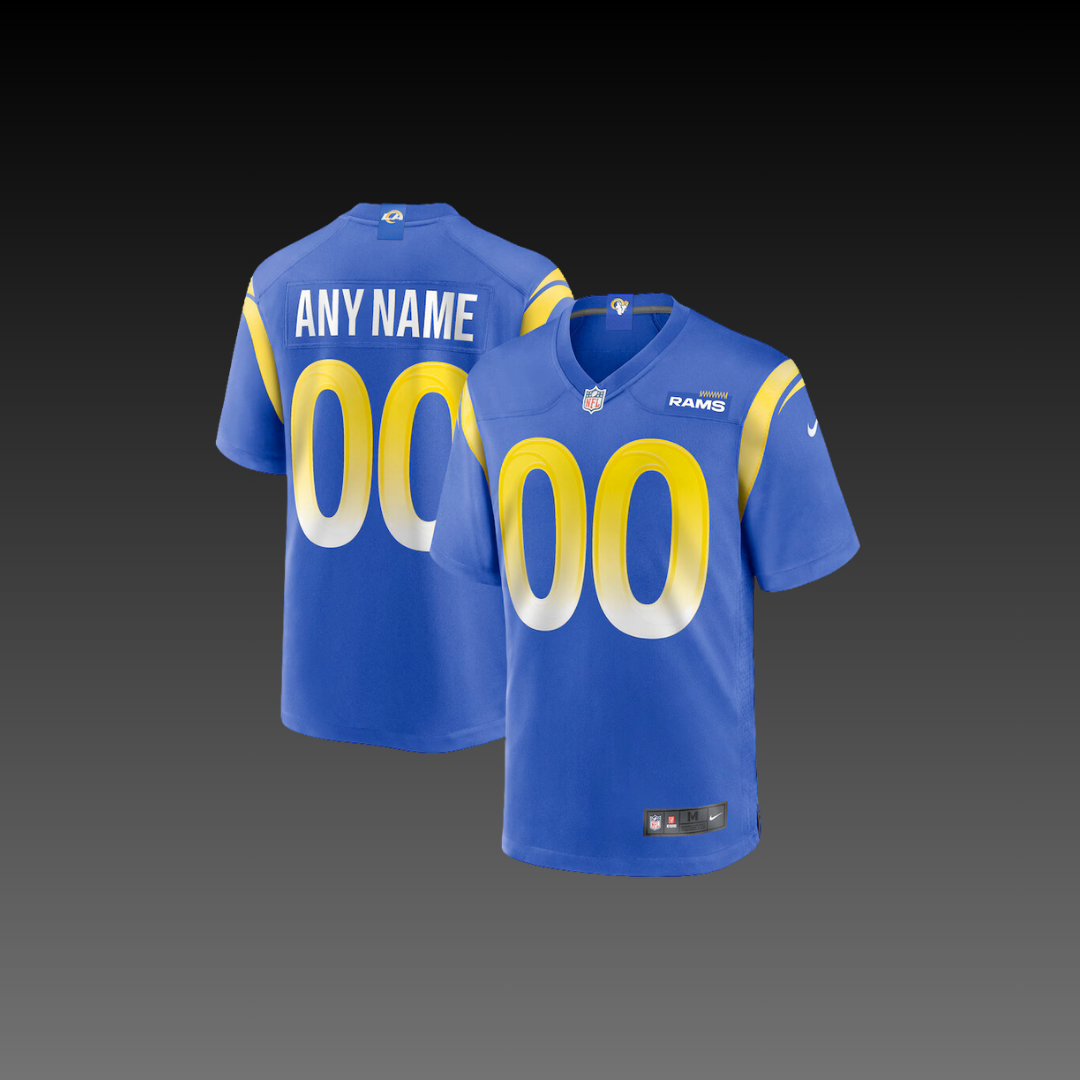 Los Angeles Rams Custom Jersey Blue