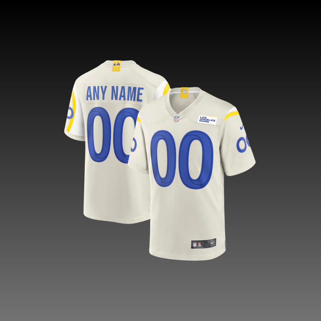 Los Angeles Rams Custom Jersey Bone