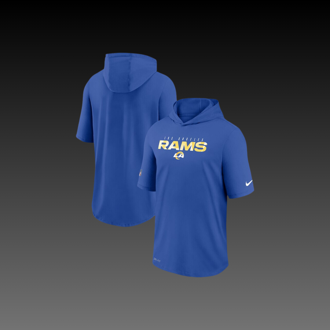 Los Angeles Rams Performance Short Sleeve Hoodie