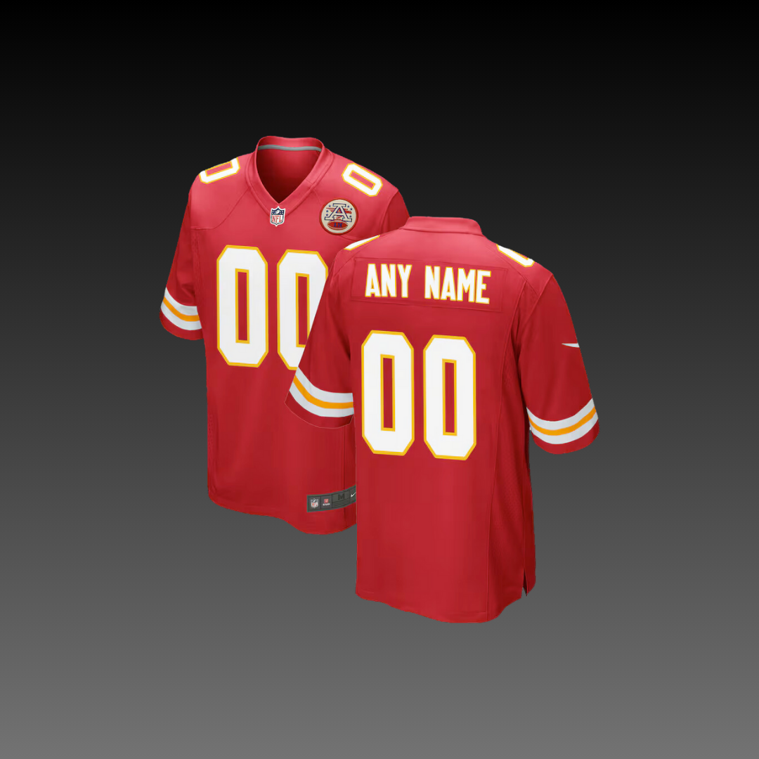 Kansas City Chiefs Custom Jersey Red