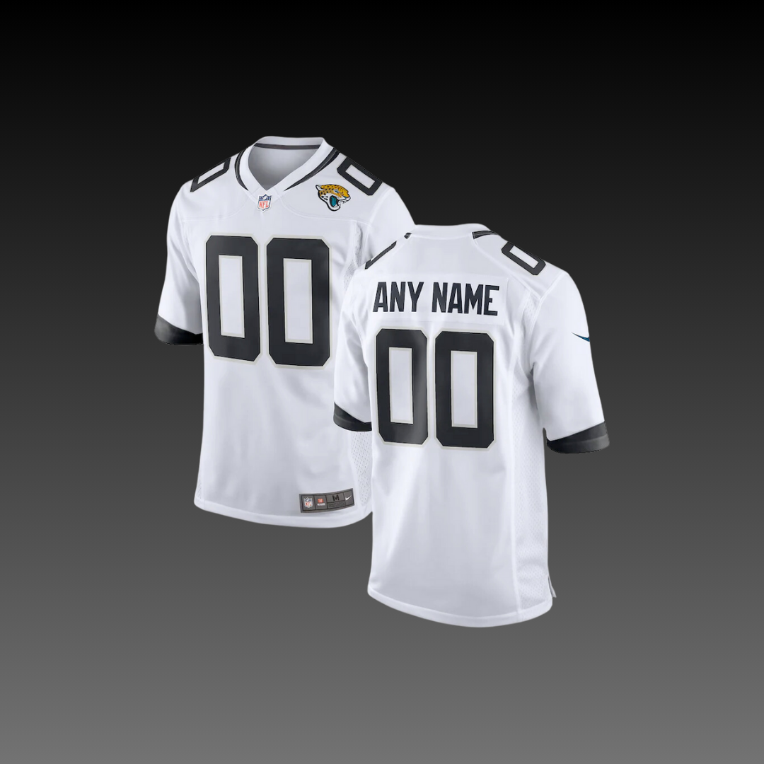 Jacksonville Jaguars Custom Jersey White