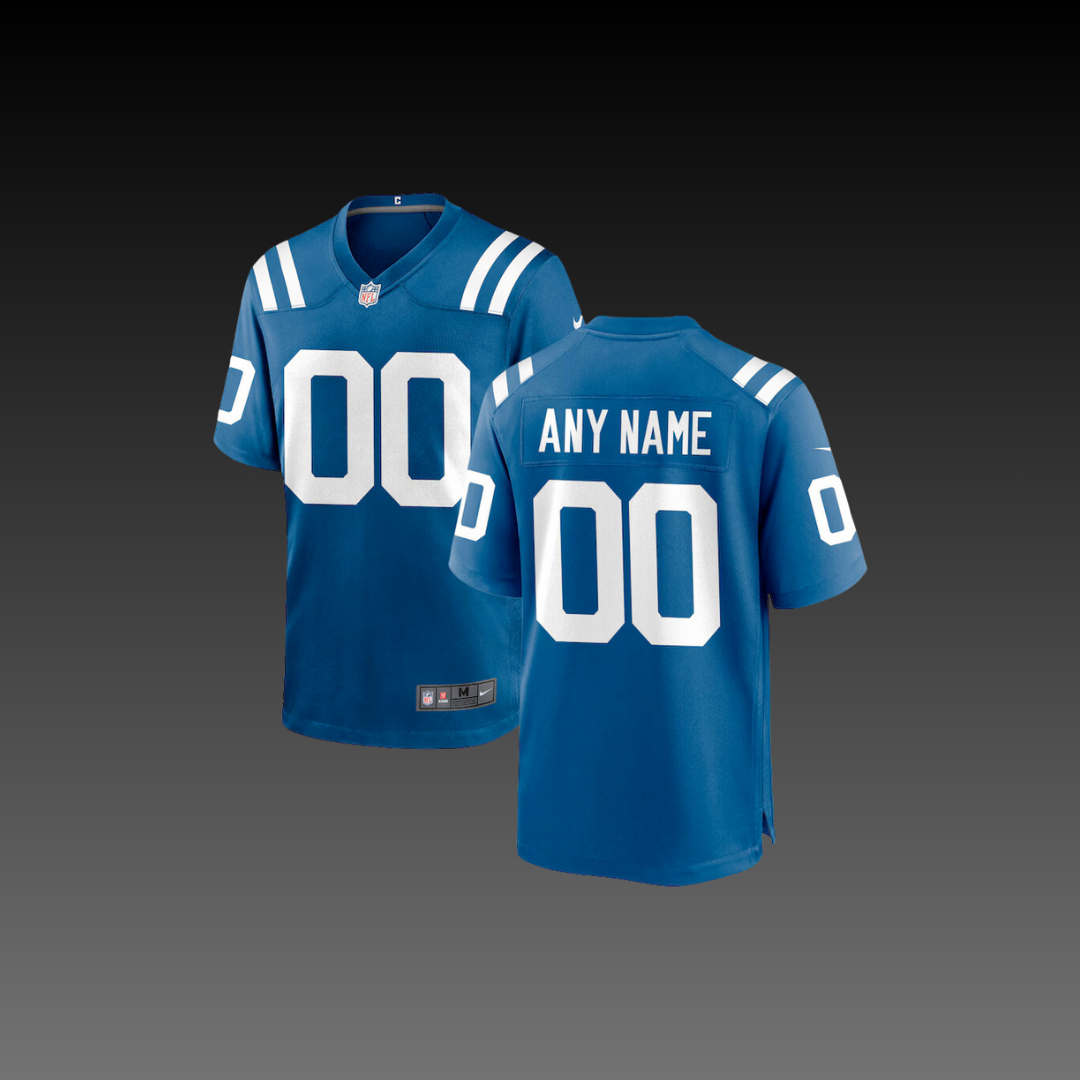 Indianapolis Colts Custom Jersey Blue