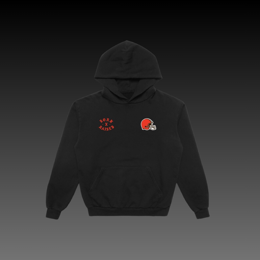 Born x Raised Cleveland Browns Black Hoodie