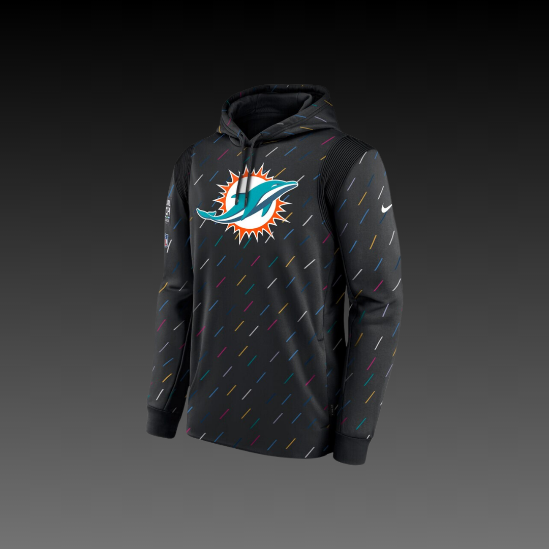 Miami Dolphins Crucial Catch Performance Hoodie