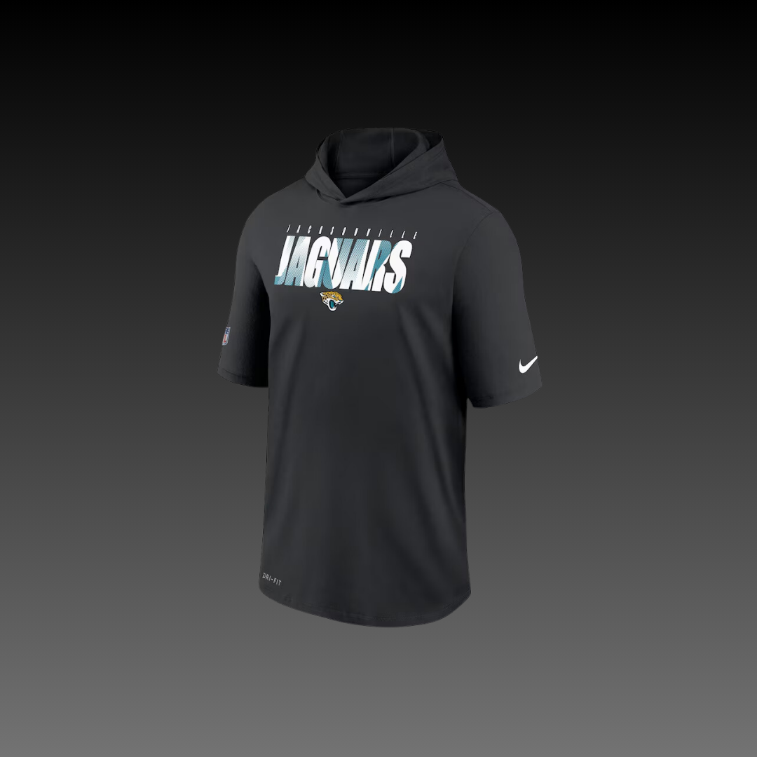 Jacksonville Jaguars Performance Short Sleeve Hoodie