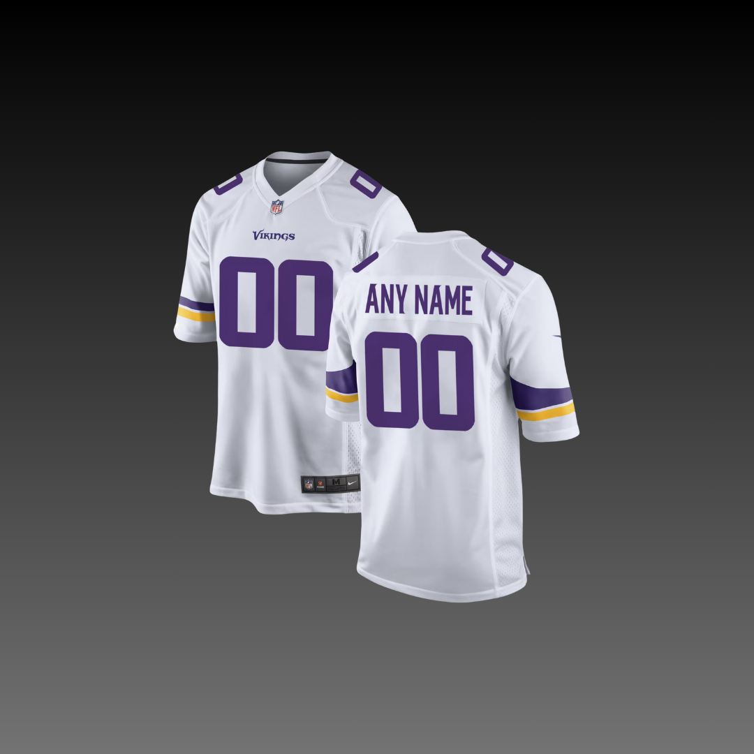 Minnesota Vikings Custom Jersey White