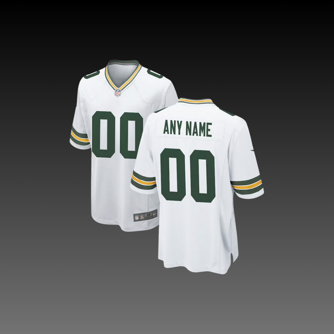 Green Bay Packers Custom Jersey White