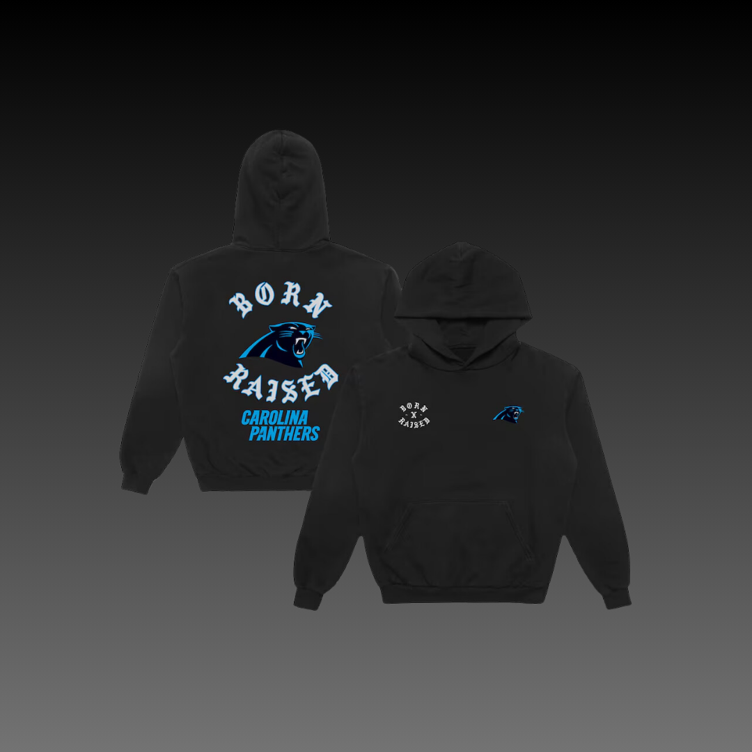 Born x Raised Carolina Panthers Hoodie