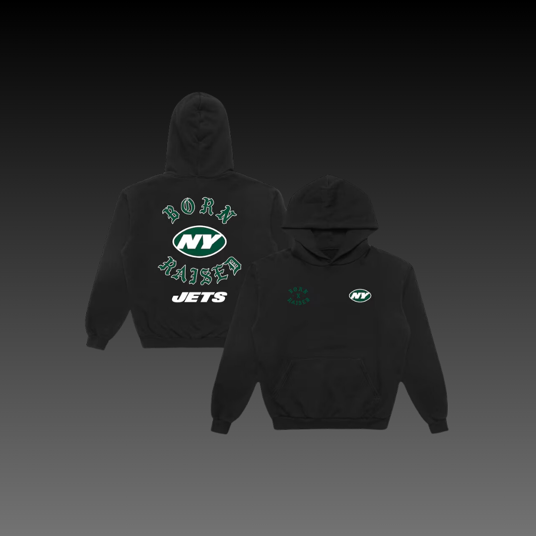 Born x Raised New York Jets Black Hoodie