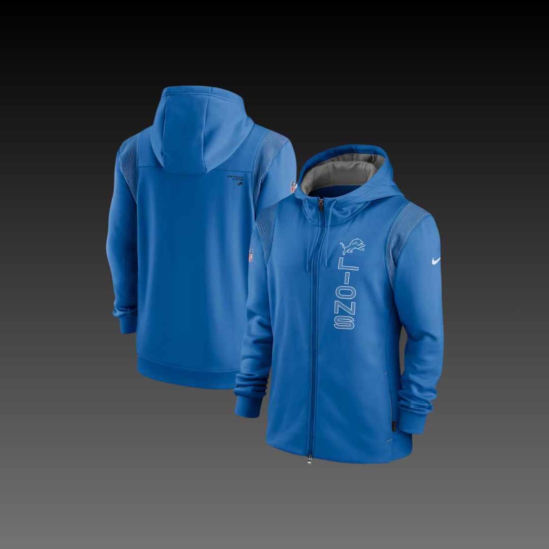 Detroit Lions Performance Full-Zip Hoodie