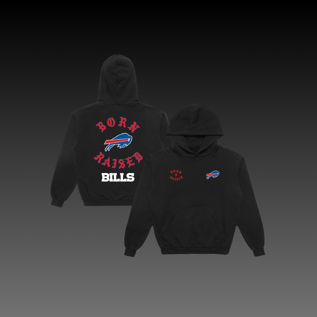 Born x Raised Buffalo Bills Black Hoodie