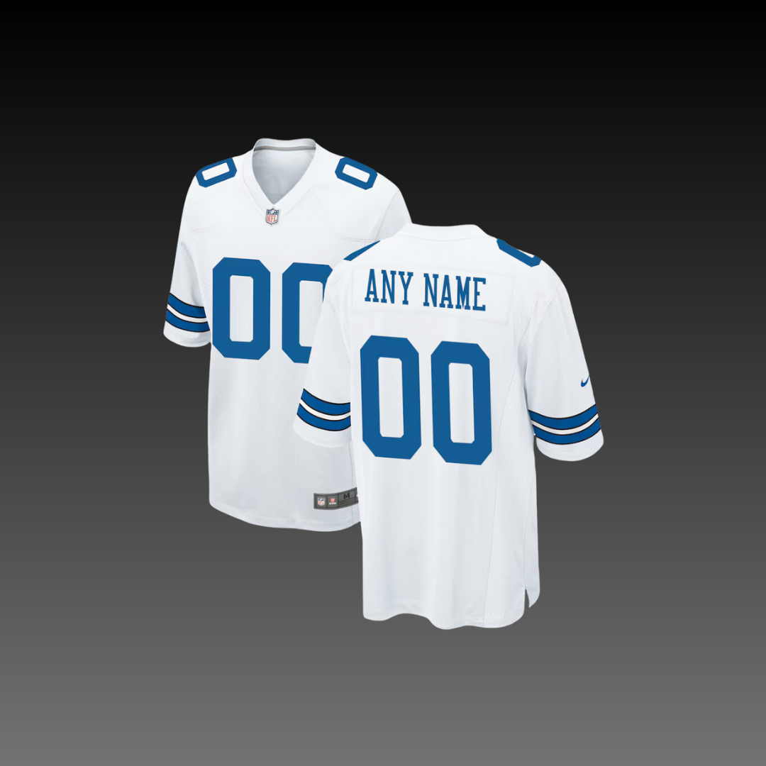 Dallas Cowboys Custom Jersey White