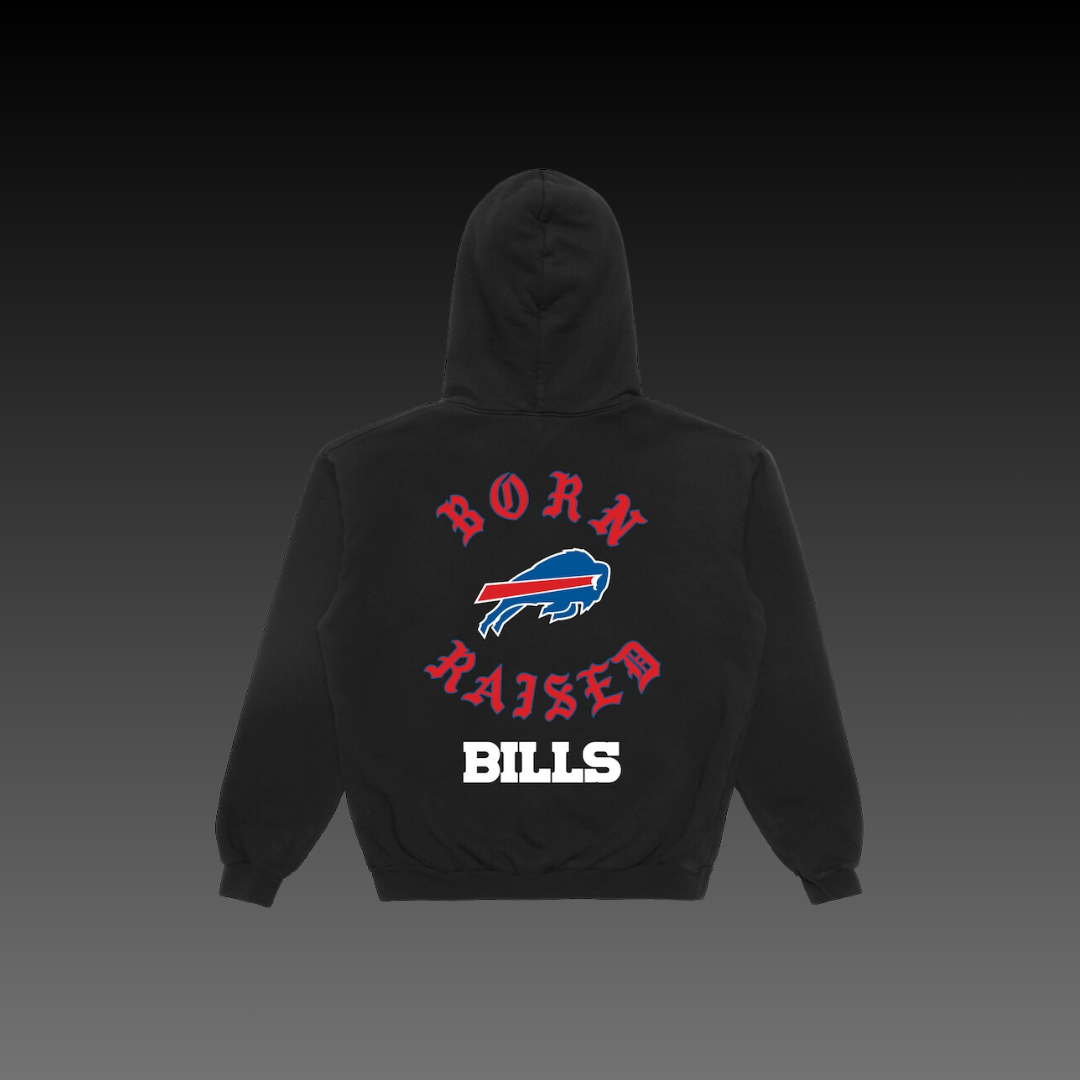 Born x Raised Buffalo Bills Black Hoodie