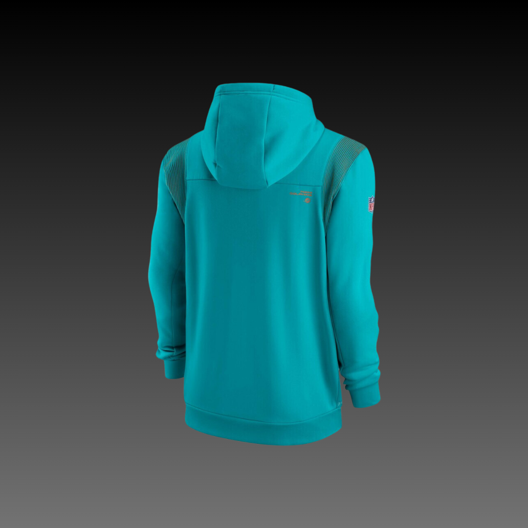 Miami Dolphins Performance Full-Zip Hoodie