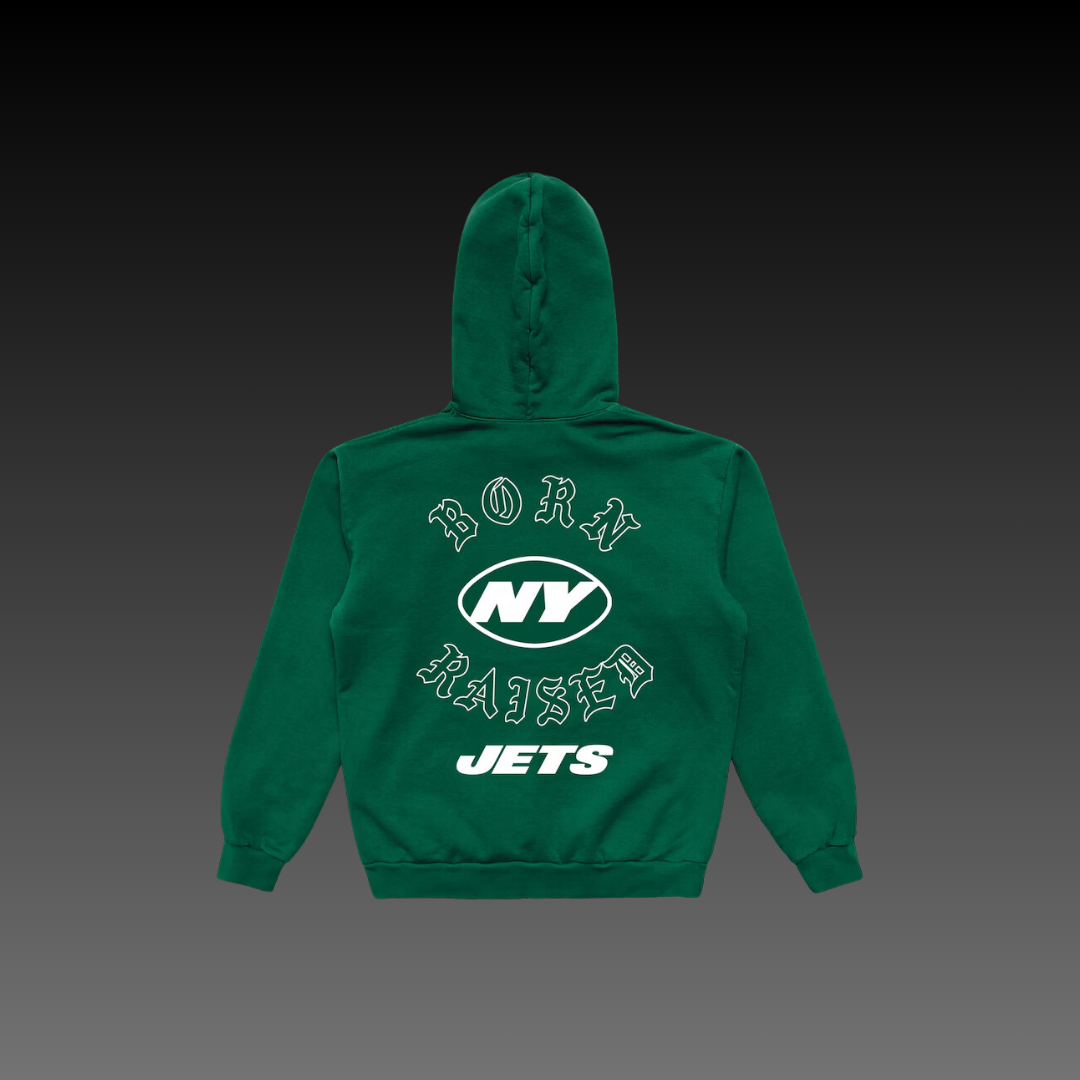 Born x Raised New York Jets Green Hoodie