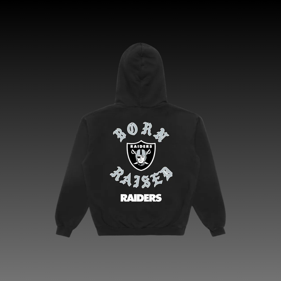 Born x Raised Las Vegas Raiders Black Hoodie