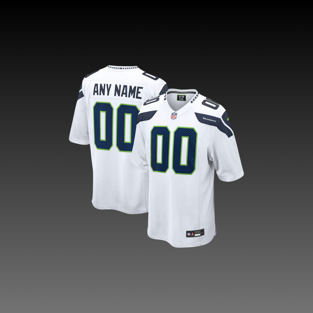 Seattle Seahawks Custom Jersey White