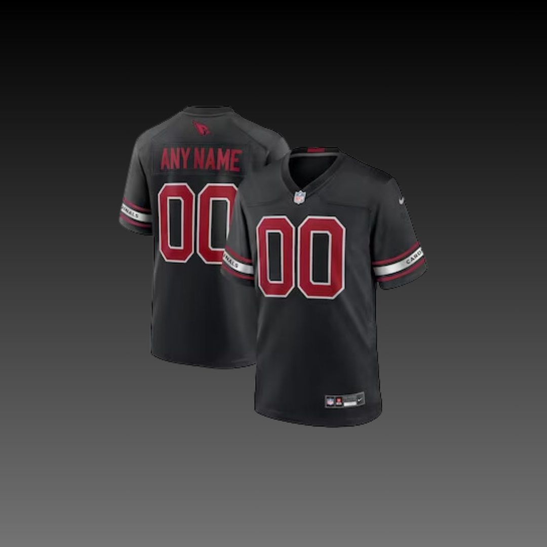 Arizona Cardinals Custom Jersey Black