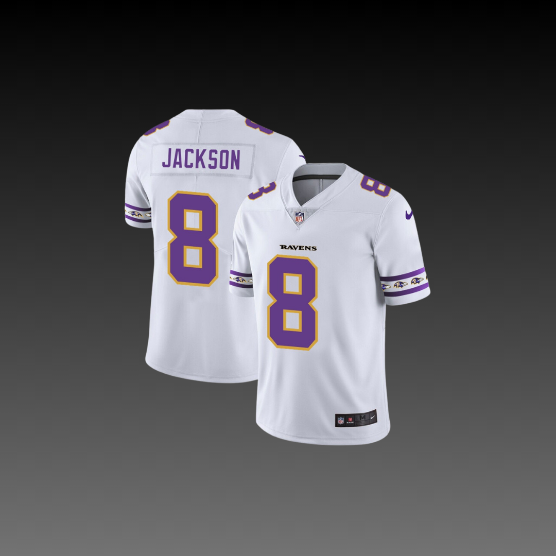 Baltimore Ravens Lamar Jackson Jersey White